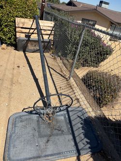 Portable Basketball Hoop with Chain Net