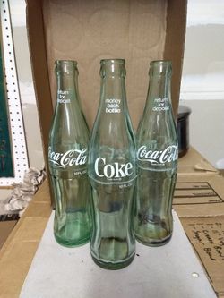 Vintage coke bottles