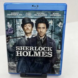 Sherlock Holmes (Blu-ray/DVD 2-Disc, 2010) starring Robert Downey Jr & Jude Law