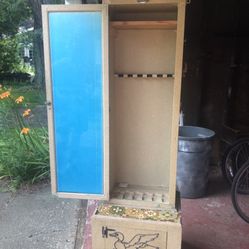 Wood Rifle Cabinet 