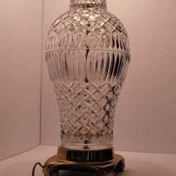 Vintage Crystal Cut Lamps