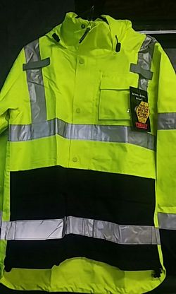 Class 3 Breathable, Waterproof, High Visibility Jacket