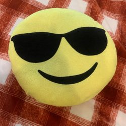 Yellow Emoji Pillow