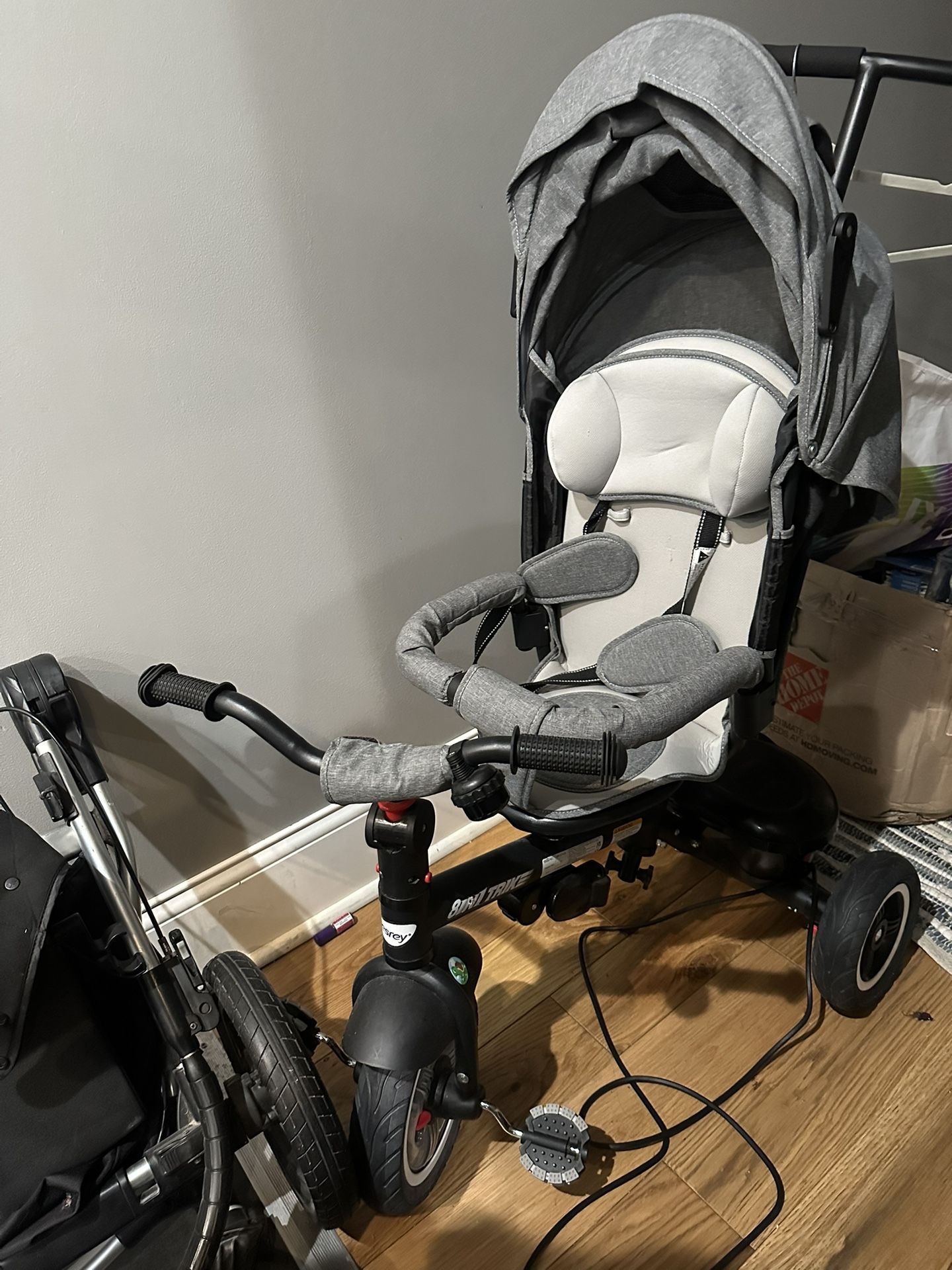 Toddler 3 In One Tricycle Stroller