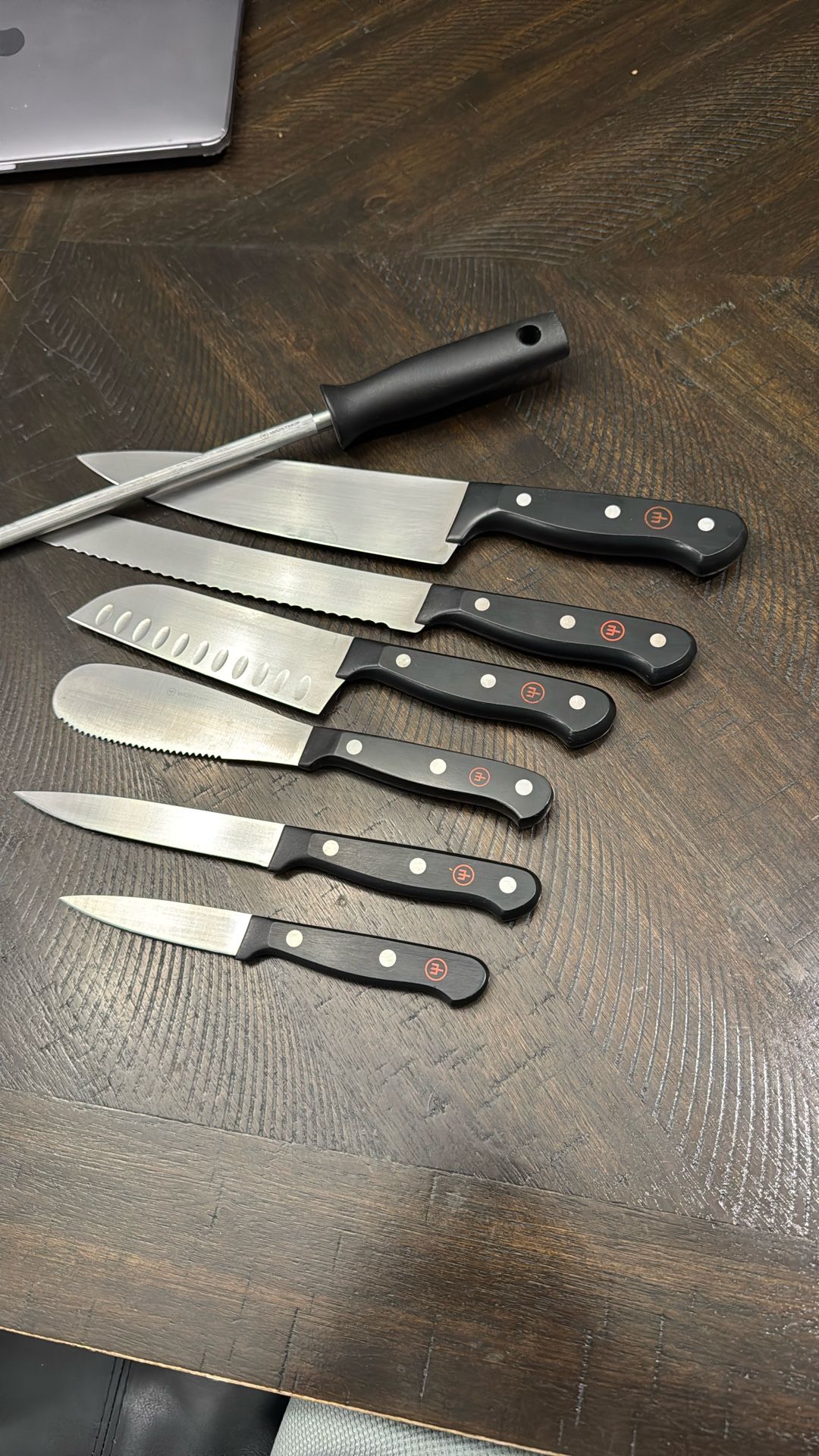 WÜSTHOF 7 Piece Knives And Block