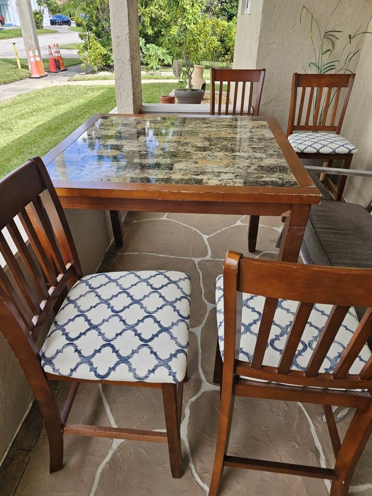 High Top Table And Chairs