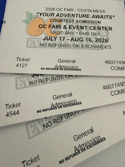 OC FAIR TIX