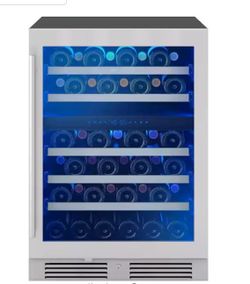 Zephyr Presrv 24 in. 45-Bottle Dual Zone Wine Cooler