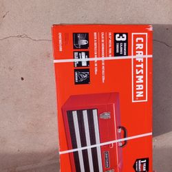 NIB Craftsman 3 Three Drawer Metal Tool Box Toolbox