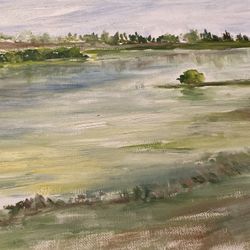14”x11” Painting “ River Peace”