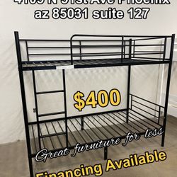 Twin Metal Bunk Bed Brand New