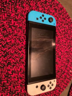 Nintendo switch original blue and white joycons