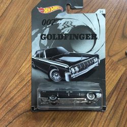 2014 Hot Wheels '64 Lincoln Continental Black 007 Goldfinger