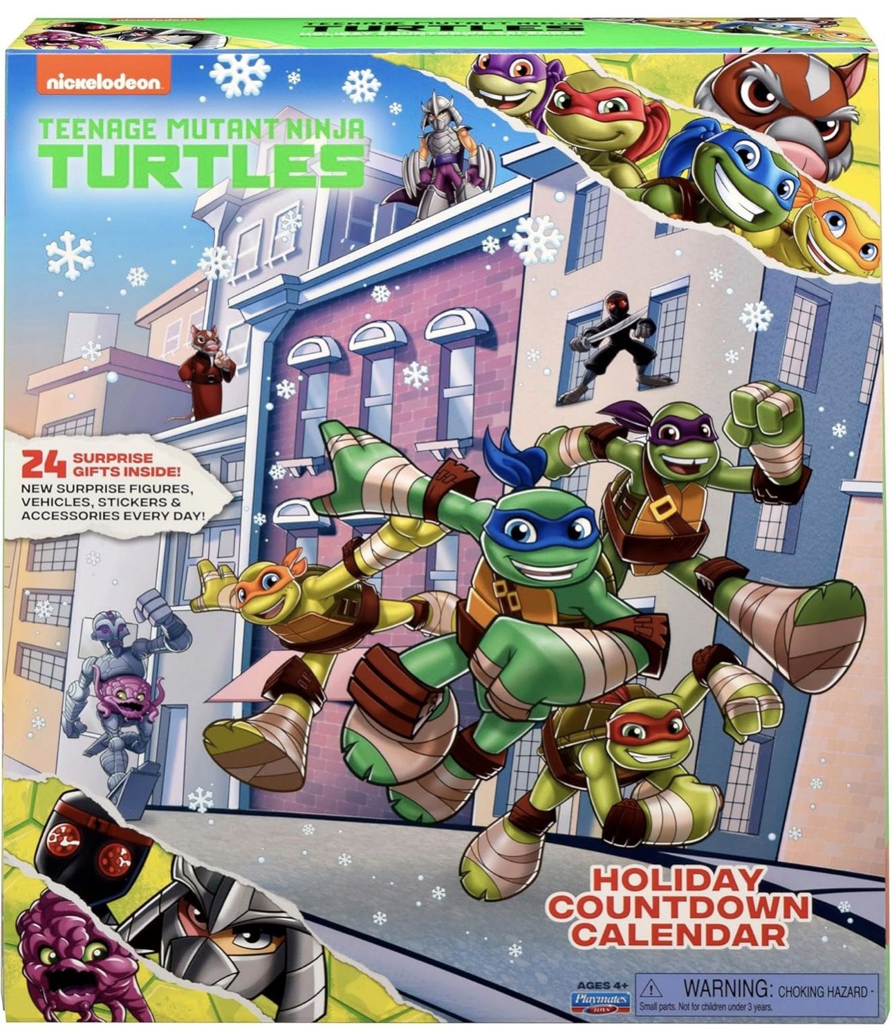 Teenage Mutant Ninja Turtles Holiday Countdown Calendar β 24 Surprise Toys! (New!)