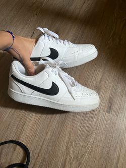 Nike court visions low- white/black