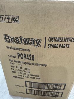 Bestway Flowclear 1,000 Gallons per Hour Swimming Pool Filter Pump