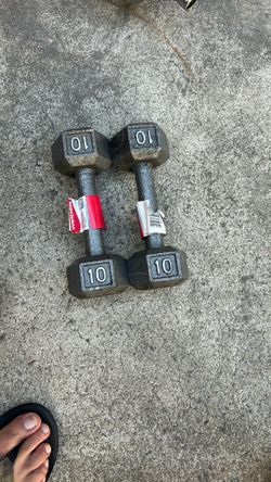 Pair Of 10lbs Dumbbells