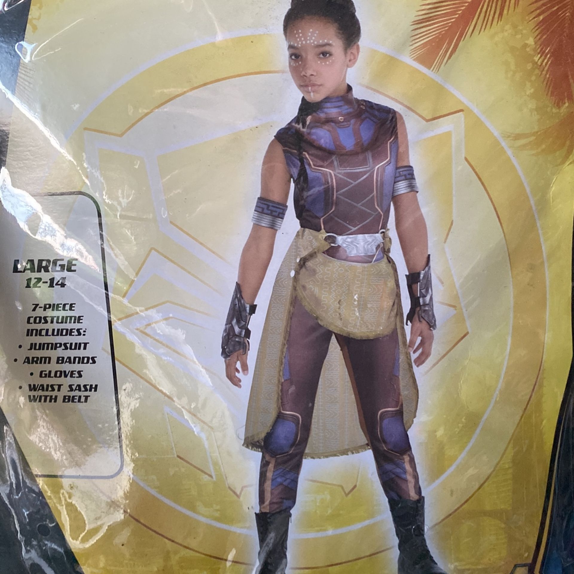 Shuri Black Panther Girl Costume Large 12-14 (k0046)