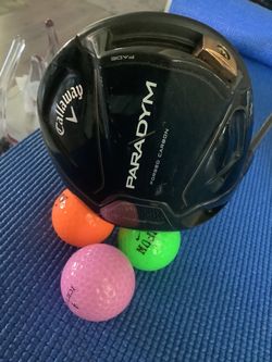 EXCELLENT LEFTHAND CALLAWAY  PARADYM FORGED CARBON  10.5 GOLF DRIVER.