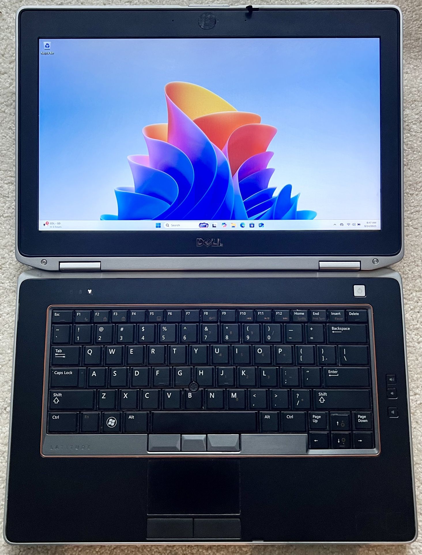Dell Latitude E6420 14” QuadCore i7-2760QM 2.4GHz 8GB 256GB SSD Win11Pro Office24