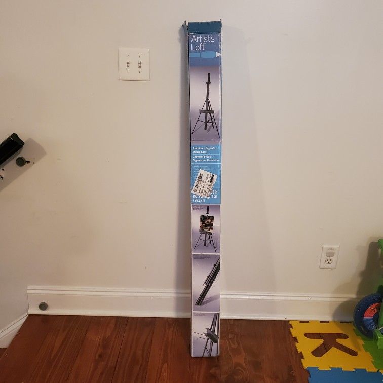 Black Aluminum Gigante Studio Easel by Artist's Loft™