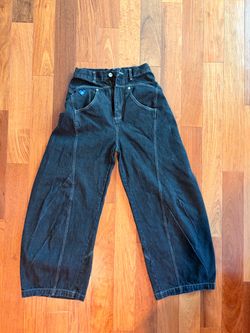 Elfric Eden High Waisted Black Jeans (W26)