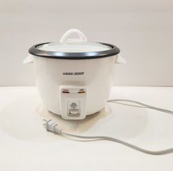 White 8-Cup Rice Cooker (BLACK+DECKER)