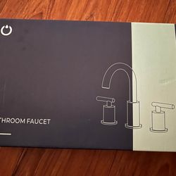 FORIOUS 2 Handle Gold Bathroom Faucet 8inch Bathroom Sink Faucet