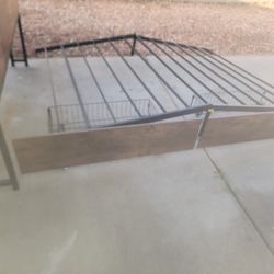 Queen Size Bedframe And Mattress 