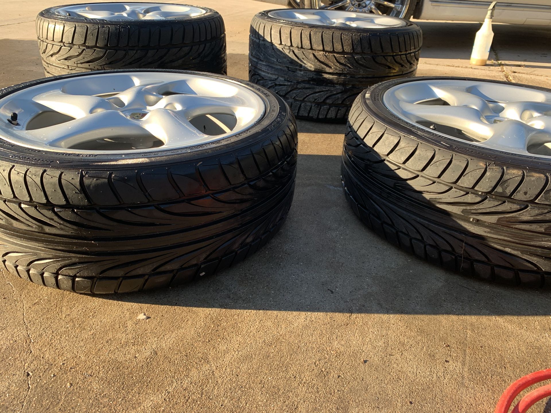 Porsche Boxster wheel 18 inch stock wheel with almost new tires for ...