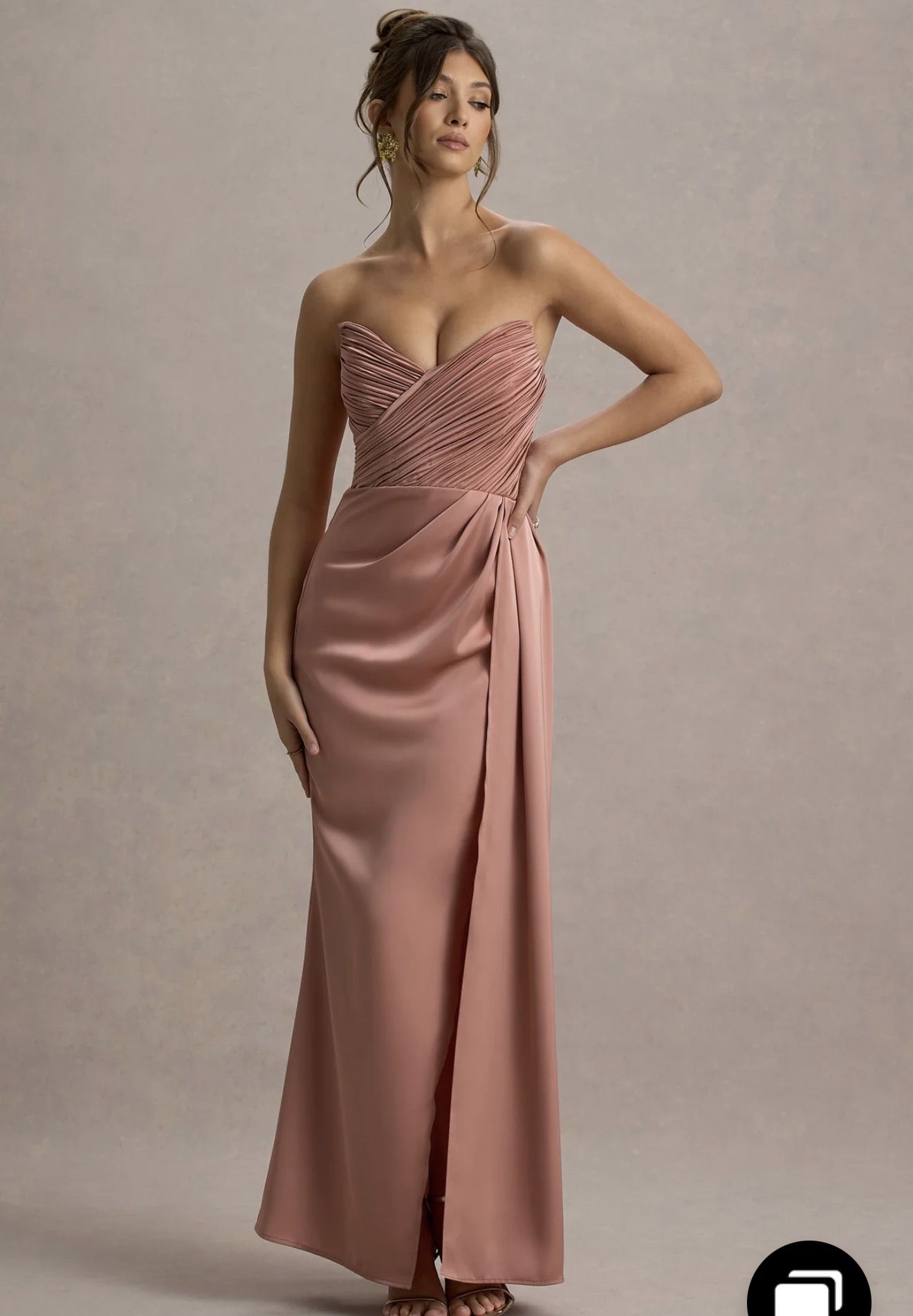 Rose Gold Formal Dress Size 8