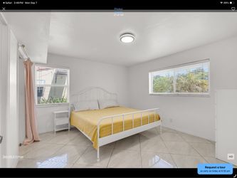 White Metal King Bed Frame