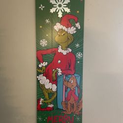 Grinch Decor Sign