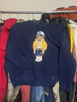 Polo Ralph Lauren CP-93 Polo Bear knit Sweater 