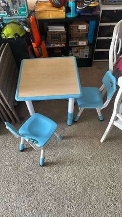 Kids Adjusting Table & Chair Set