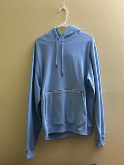 Maison Article Light Blue Hoodie Size L