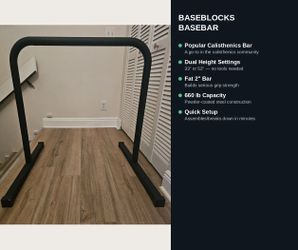 BaseBlocks BaseBar – Freestanding Calisthenics Pull-Up Bar