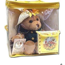 "Suzy Seasons" 2  bears and 1 bunny  6" with a huge assortment of dress up clothes and accessories and 4 mini books $25 FIRM