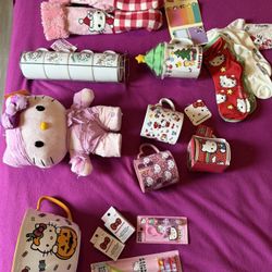 🎀 Brand New Hello Kitty / Sanrio Bundle – Cups, Socks, Plush & More 🎀