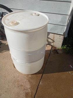 55 gallon plastic barrel