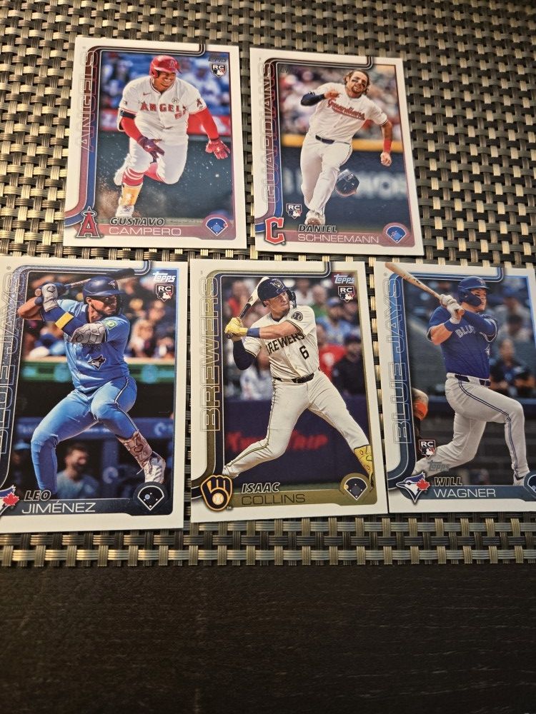 2025 Topps Series 2 (9) Total Rookie Cards $10