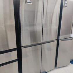 New Samsung
Bespoke 36 in. 23 cu. ft. Counter Depth 4-Door Flex French Door Refrigerator in Stainles