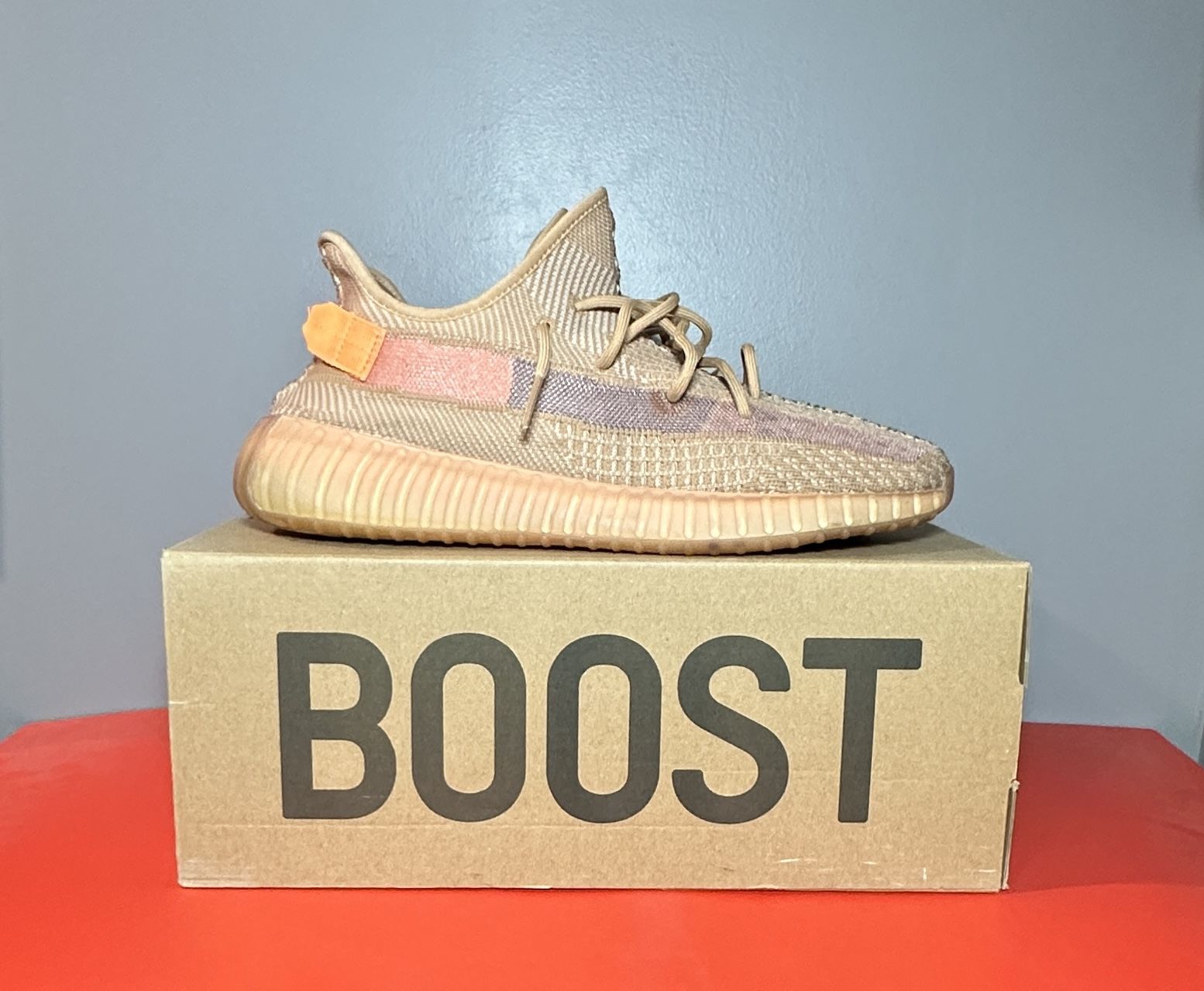 adidas gazelle silver green womens Yeezy Dazzling Blue 350s Size 13 – My Cuzin Vintage main image 1