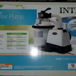 Intex 1200 Sand filter And Pump $150