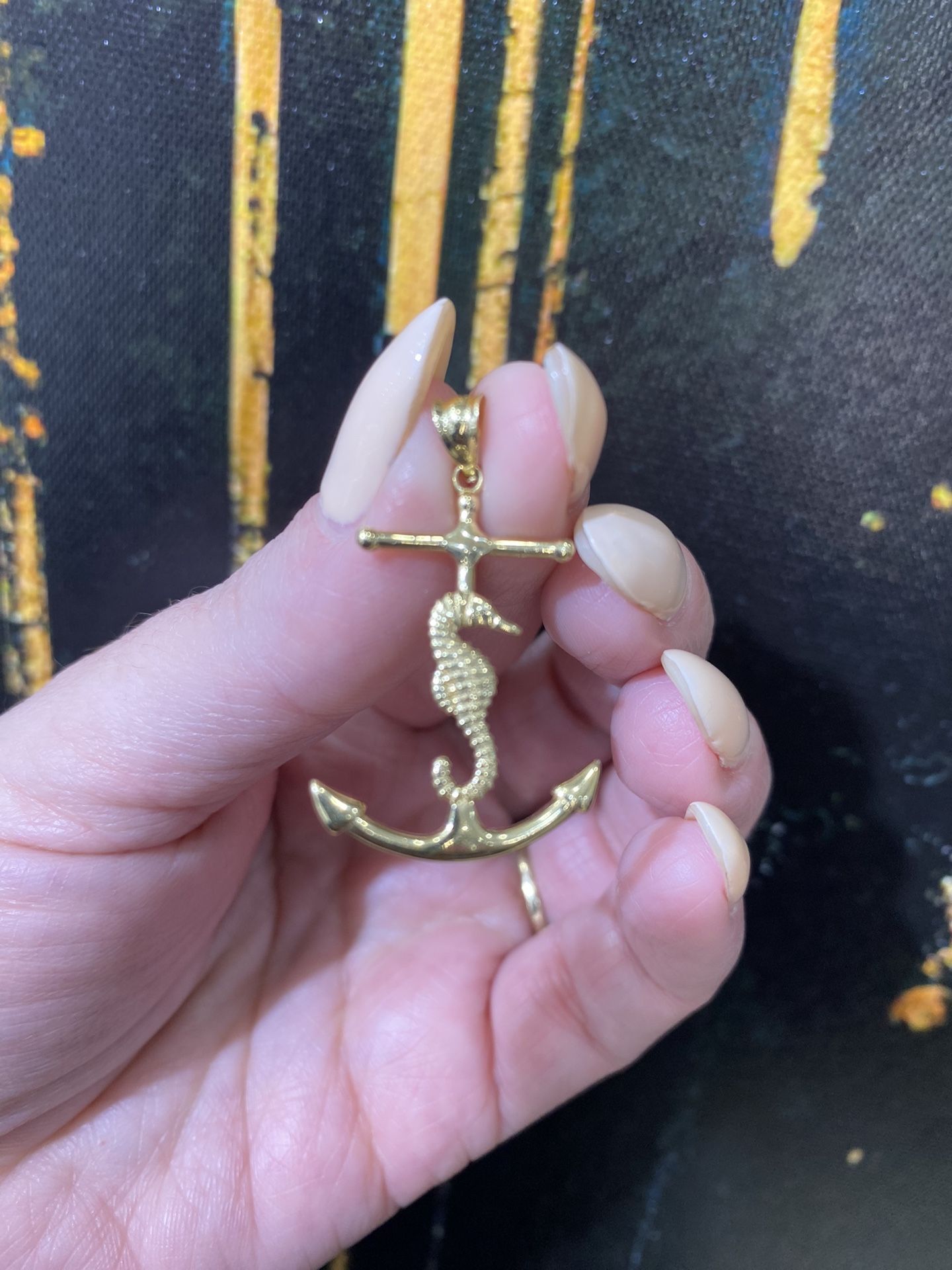 14k ANCHOR CHARM