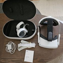 Meta Quest 2 With Case & Kiwi Strap - $150