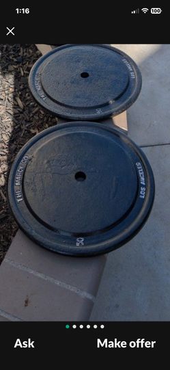 Weight Plates.     80. Dollars 