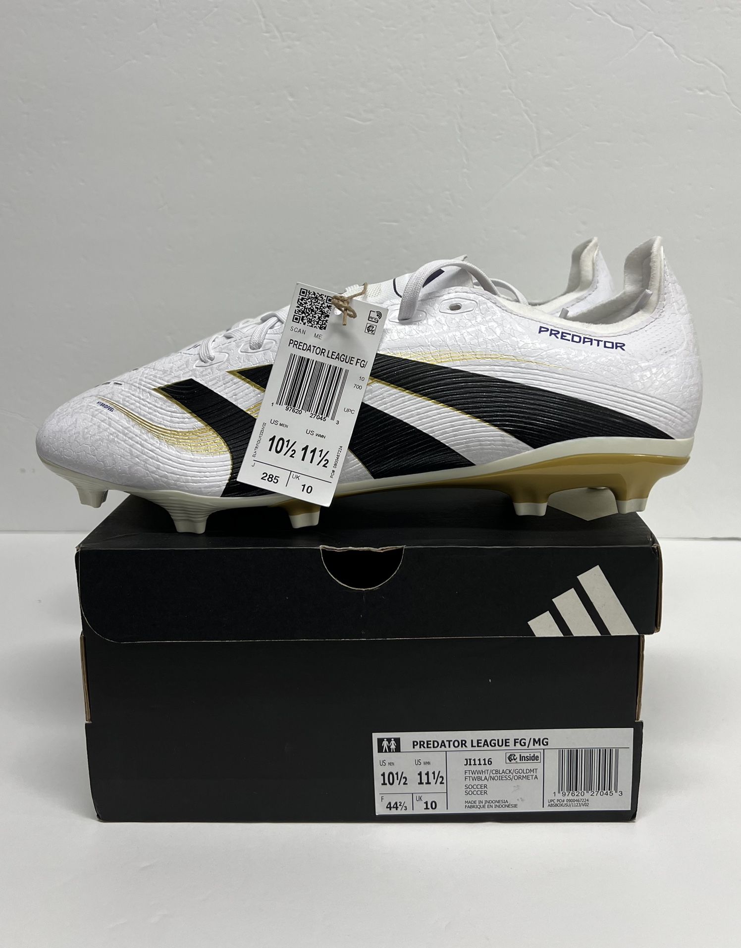 Adidas Predator League FG MG Soccer Cleats Men’s Size 10.5