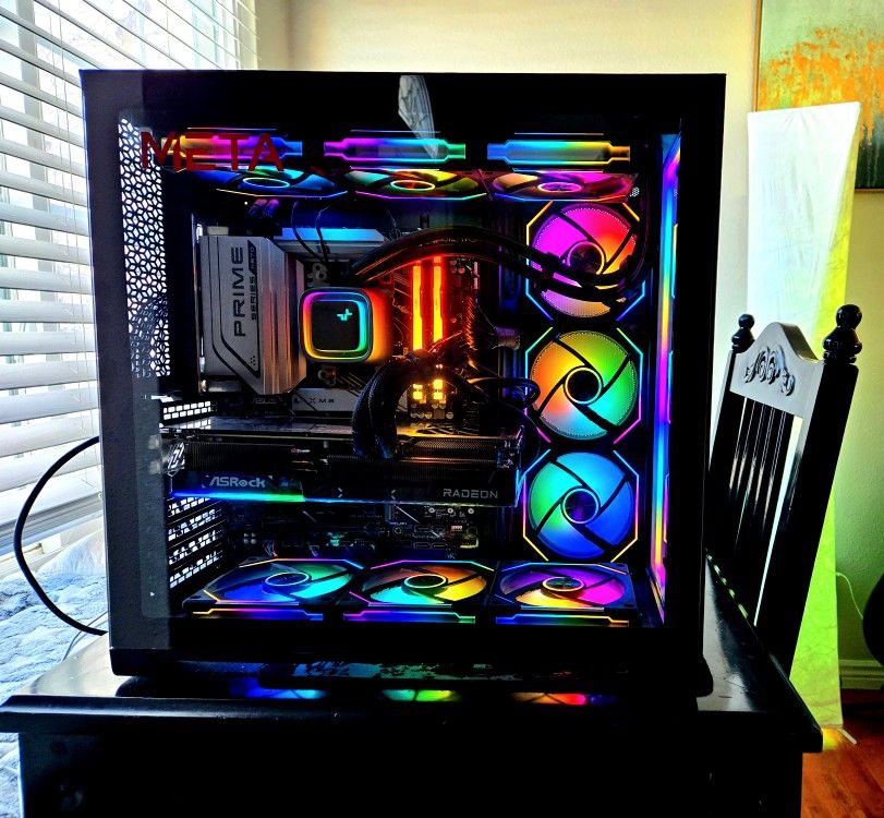 High End Gaming PC With RYZEN 7800X3D CPU With AMD RX 9070XT