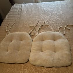 Set Of 2 Chair Cushions, Excellent Condition, Very Clean In Pet free Home